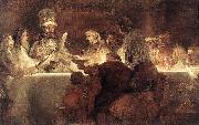 REMBRANDT Harmenszoon van Rijn The Conspiration of the Bataves USA oil painting artist